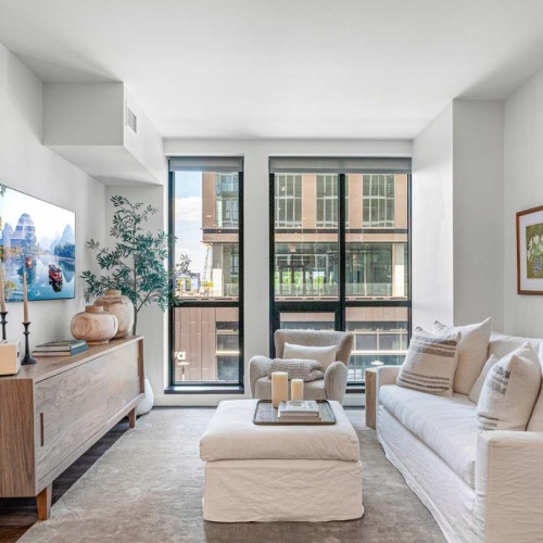 Light filled living rooms at Blvd Haley