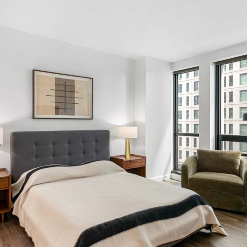 Spacious bedroom